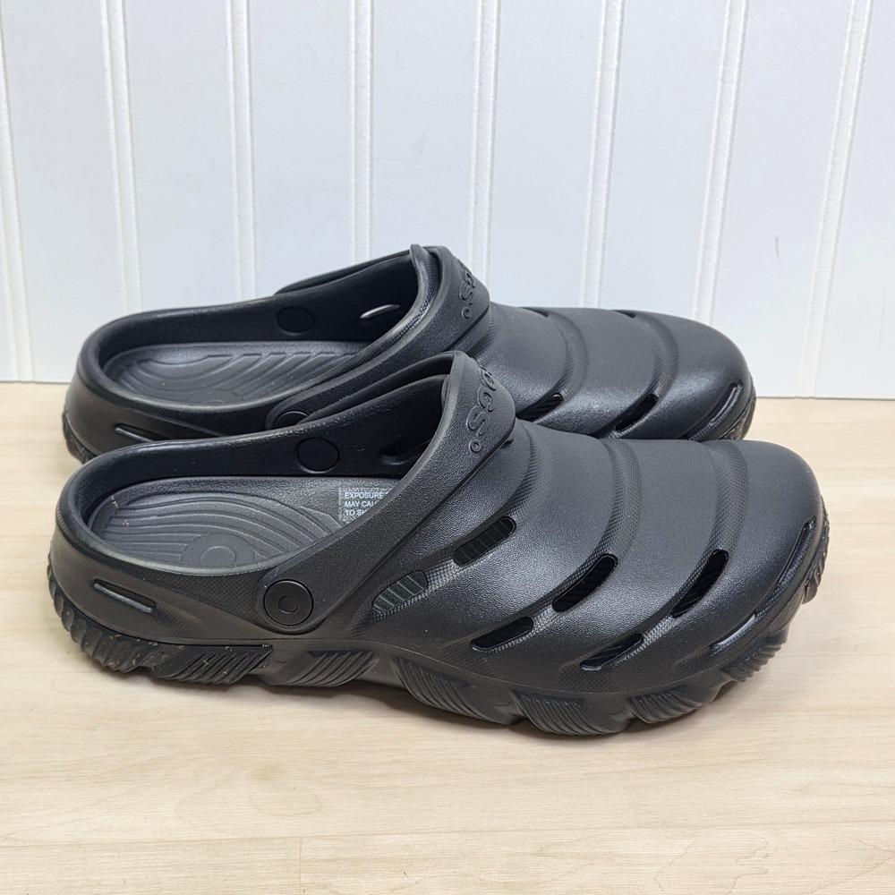 Bogs Boga Clog Mens 7 Womens 9 Black Waterproof Slip On Outdoor Shoes
